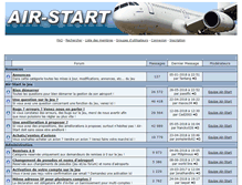 Tablet Screenshot of forum.air-start.net